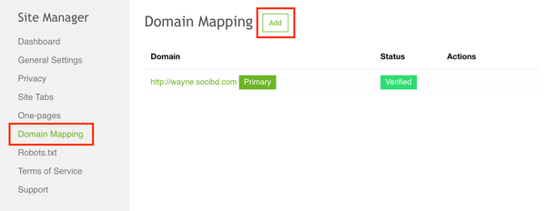 Domain Mapping