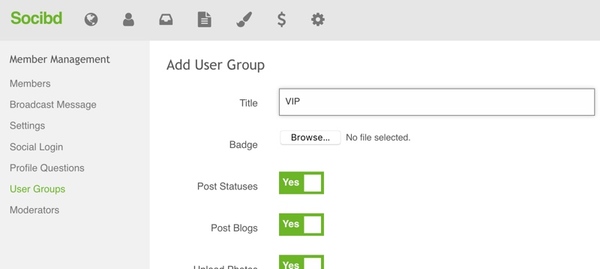 add a user group
