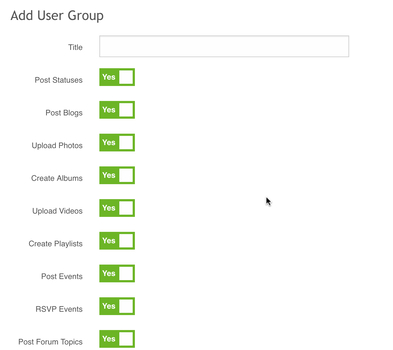 add user group