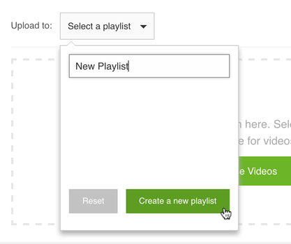 create a playlist
