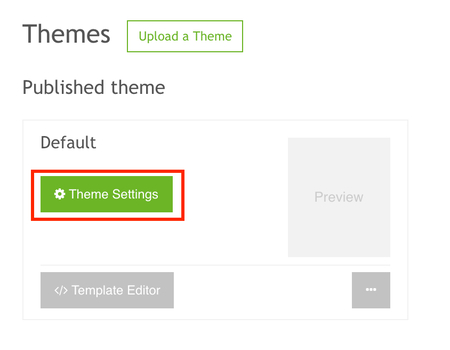 Theme Settings