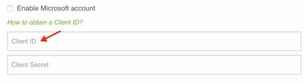 Enable Microsoft account