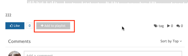 Add to playlist