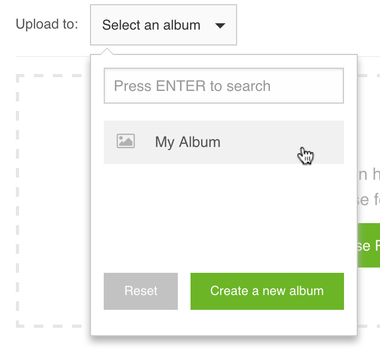 select an album